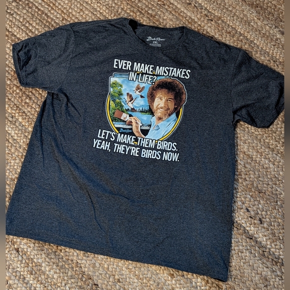 Bob Ross Funny T-shirt - Picture 5 of 6